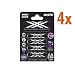 16x Sanyo Akku Ni-Mh Mignon 1,2 V 2500mAh, eneloop XX (HR-3UWX-4BP) - 'ready to use' - Technology