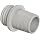 BrandTech 2704840 Polypropylene Bottle Thread Adapter for 33mm STJ 29/42