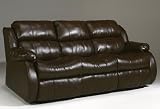 Ashley Furniture DuraBlend - Cafe Reclining Sofa w/ Dual Massage 2220089