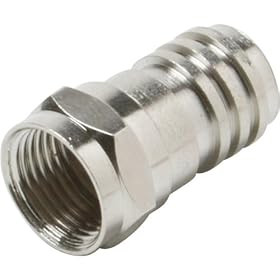 2 Pack RG59 Crimp-On F-Connectors-CL4582