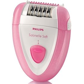 Philips Satinelle Soft HP6408/03 Massaging Epilator - Pink