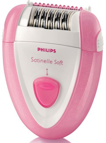 Philips Satinelle Soft HP6408/03 Massaging Epilator - Pink