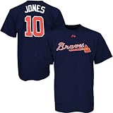 Chipper Jones Atlanta Braves Name and Number T-Shirt