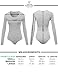 FPT Womens Basic Long Sleeve Bodysuit CHARCOAL MEDIUM