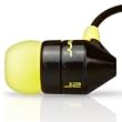 JBuds J2 Premium Hi-Fi Noise-Reducing Earbuds (Black / Yellow)