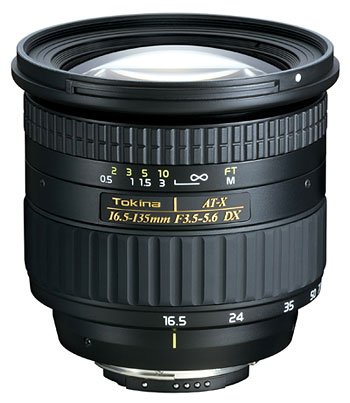 Tokina 16.5-135mm f/3.5-5.6 AF DX II Telephoto Zoom Lens for Canon EOS DIGITAL APS-C Cameras