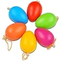 Plastikeier bunt, 4,5x6cm, 12 St�ck