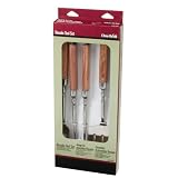 Char-Broil 4185363 Rosado 3-Piece Stainless-Steel Barbecue Tool Set