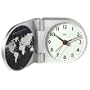 World Trotter Modern Travel Alarm Clock in Landmark White