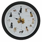 BARKING Dog Clock Home Decor SOUNDS Breeds RECORDING NU