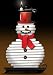 Candle by the Hour 100-Hour Snowman Candle with Copper Base