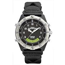TIMEX (タイメックス) 腕時計 サファリ ハイブリッド ブラック文字盤 ブラック編込みレザーストラップ 日本限定モデル T91650 メンズ [正規輸入品]