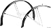 Planet Bike 7028-5 Full Road Cascadia Mudflaps (Black,35-mm width/130-mm)