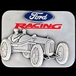 Ford Pewter Belt Buckle - NASCAR NASCAR Fan Shop Sports Team Merchandise