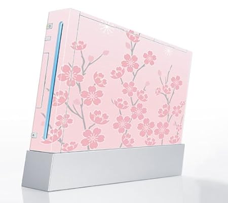 Nintendo Wii Console Decal Skin - Cherry Blossom