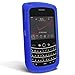 Blue Soft Silicone Gel Skin Cover Case for Blackberry Tour 9630 thumb