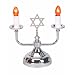 Jewish Shabbat & Holiday Electric 2 Light Candleholder Lamp