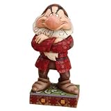 Disney Traditions by Jim Shore 4013983 Snow White and The Seven Dwarfs Personality Pose Figurine, Grumpy, 4-1/2-Inch