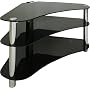Centurion GT7 Contemporary Design Flat Screen 26" - 43" Glass Stand - Black