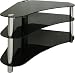 Centurion GT7 Contemporary Design Flat Screen 26  - 43  Glass Stand - Black