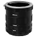 Fotodiox Macro Extension Tube Set Kit for Sony A-Series Alpha Digital SLRs DSLR-A350, A300, A200, A700, A900, A100, A380, A500, A550, A850, A450,A290, A390, A580, SLT-A33, A55, Minolta Maxxum 5D, 7D, 7, 9xi, 7xi, 5xi