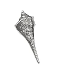 Clevereves 14K White Gold Pendant Conch Shell 7.8 - Gram(s)