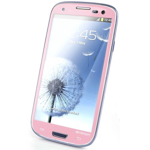 Galaxy S3 Screen Protector, Caseology [HD Clarity] Samsung Galaxy S3 Screen Protector [2-Pack] [Pink] [3-Month Warranty] Color Film [Crystal Clear] Front Screen Protection Galaxy S3 Screen Protector (for Samsung Galaxy S3 Verizon, AT&T Sprint, T-mobile, Unlocked)