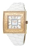 Paris Hilton (パリス・ヒルトン) 腕時計 ビックスクエアコレクション 138432999 ホワイト・パール レディース ピンクゴールド