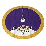 Snowman Christmas Tree Skirt - Minnesota Vikings