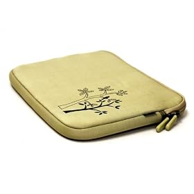 ASUS Eee PC 1005HA-VU1X-WT 10.1-Inch White Netbook carrying Fashion Netbook Neoprene Sleeve Case - Vintage Sketch Trees
