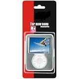 Apple 3rd Generation iPod Nano 4gb 8gb Video Premium Aluminum Carrying Case with LCD Screen Protector Shield - 5 Color Choices, SILVER