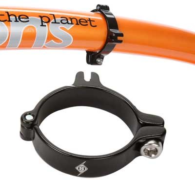 Origin8 Clamp-On Frame Cable Stop - 31.8, Black On Sale
