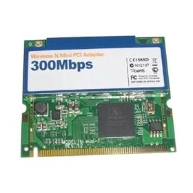 HQRP 802.11n MIMO Wi-Fi 300 Mb WLAN MiniPCI Card - Supports WPA (TKIP/AES), WEP, MIC, Shared Key, 802.1X