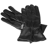 Quality Motorcycle Guantlet Zipper Cuff Gloves size large