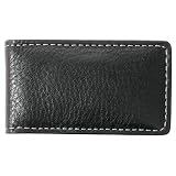 Johnston & Murphy Magnetic Money Clip - Black Tumbled