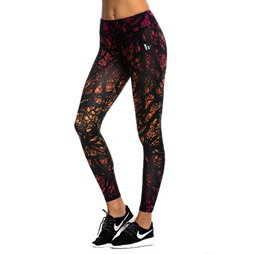 2-Fitness Women Fitness Pants Fuchsia/Bright Citrus S