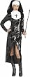 Mother Superior Vinyl Nun Costume - Womens Std.