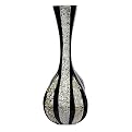 Ceramic Eggshell Vase With Long Neck - Black