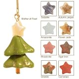 Merry Christmas Tree 14 Kt Goldfilled Earrings Color: Autumn Jasper