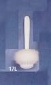 20 Inch Utility Scrub Nylon Brush - White - 17L