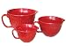 Calypso Basics Measuring Cup Set, Red