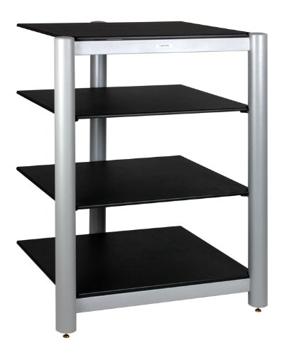 EMPIRE HiFi Rack GR-04 BS schwarz / silber