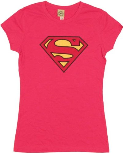 Superman Supergirl Shield Logo Baby Doll Juniors T-shirt Superman Supergirl Shield Logo Baby Doll Juniors T-shirt