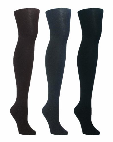 MeMoi Cotton Sweater Flat Knit Tights