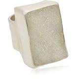 Heather Benjamin Wave Rectangle White Drusey H
