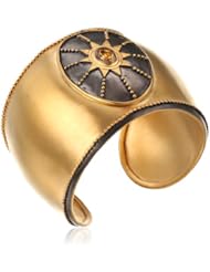 Satya Jewelry "Holiday Solstice" Sunburst Gift Cuff Bracelet, 2.5"