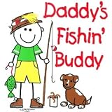 Toddler Gildan T-Shirt : Daddys Fishing Buddy - Cute Fishing Shirt for Son or Daughter (Dad)