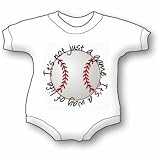 Baseball-It's not just a game Baby Ultrasoft Onesie