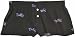 Adult Womens Cut Cotton Jersey Boxer Shorts Black with Dance Design