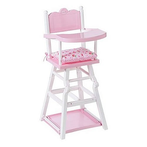 Childrens Toyshop  Toys : Corolle Nursery Floral High Chair - 20" x 9" x 9"